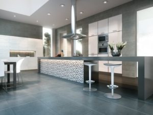 revestimiento cerámico en la cocina