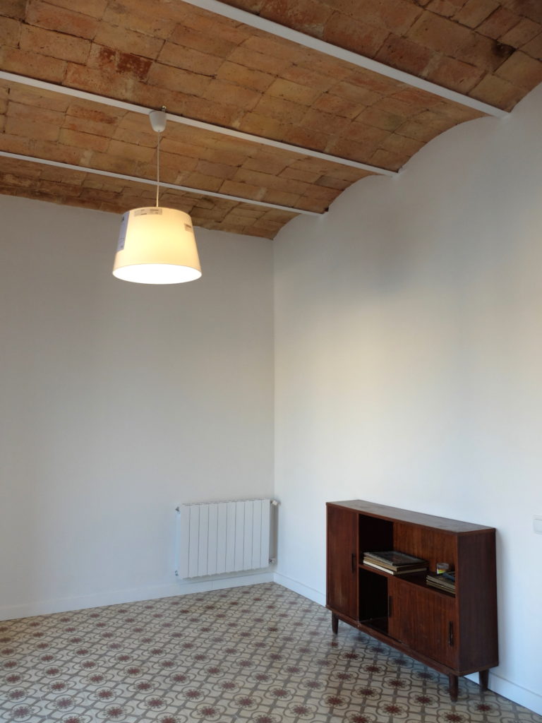 Reforma integral en piso antiguo de Barcelona - bóvedas