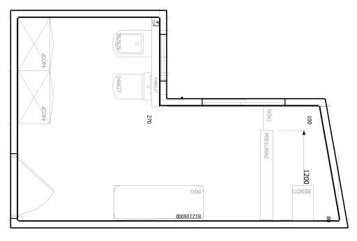 Distribución reforma baño