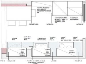 Plano de la reforma de cocina