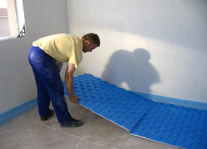 Instalación suelo radiante por agua