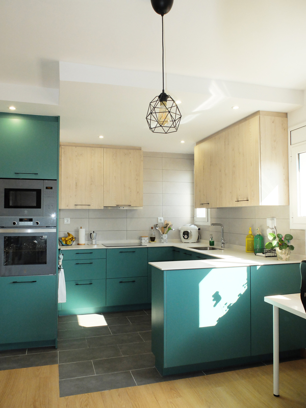 Reforma integral en Barcelona con cocina en U